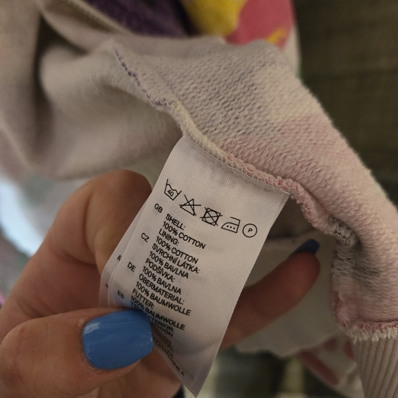 h&m floral zip up sweatshirt - Picture 3 of 5